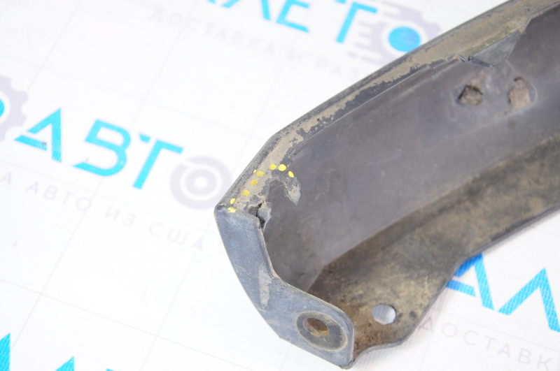 Front bumper lip Ford Focus mk3 15-18 rest structure tear of fastening, scratches