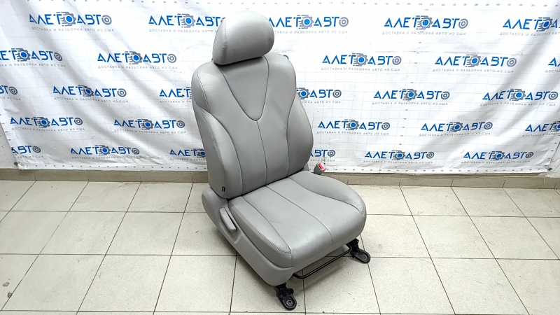 Passenger seat Toyota Camry v40 07-09 with airbag, leather gray, mechanics, heating not rusty