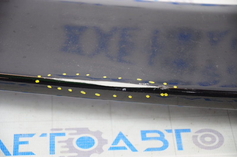 Ford Fusion mk5 13-20 trunk lid spoiler broken guides, filed down
