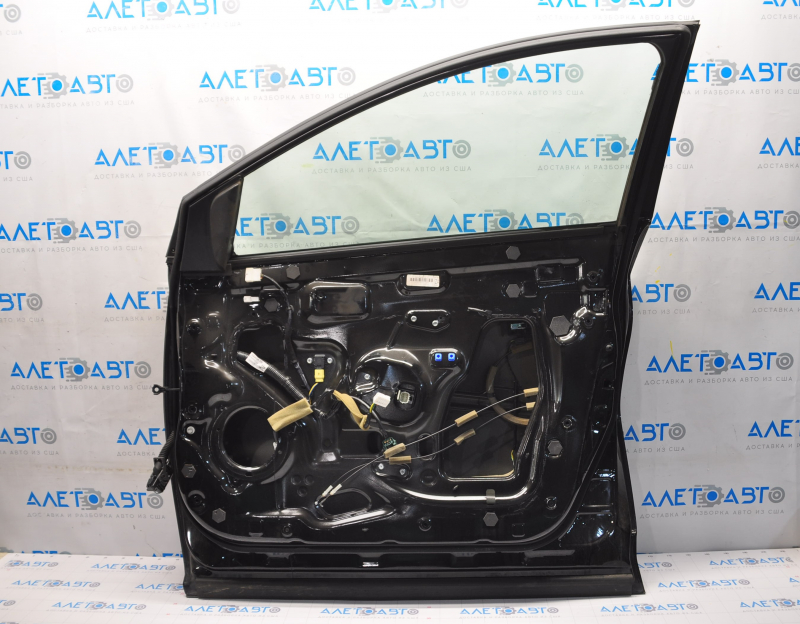 Door assembly front right Nissan Murano z52 15- black G41, dent, bump