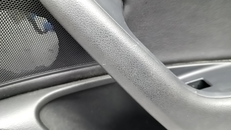Door trim card front right Audi A6 C7 12-18 leather black, BOSE, scratches, crack