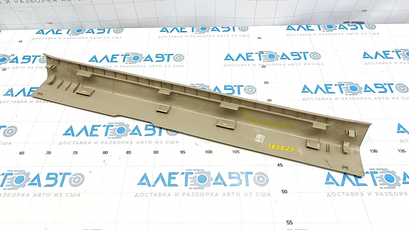 Door sill trim front right inner Nissan Altima 13-18 beige, worn