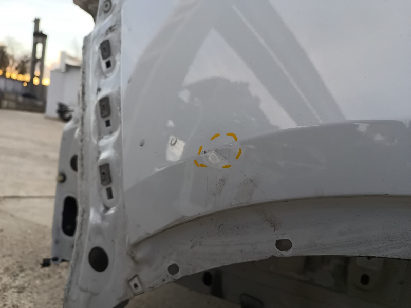 Quarter wing rear right Ford Escape MK4 20- on the body, white, pokes