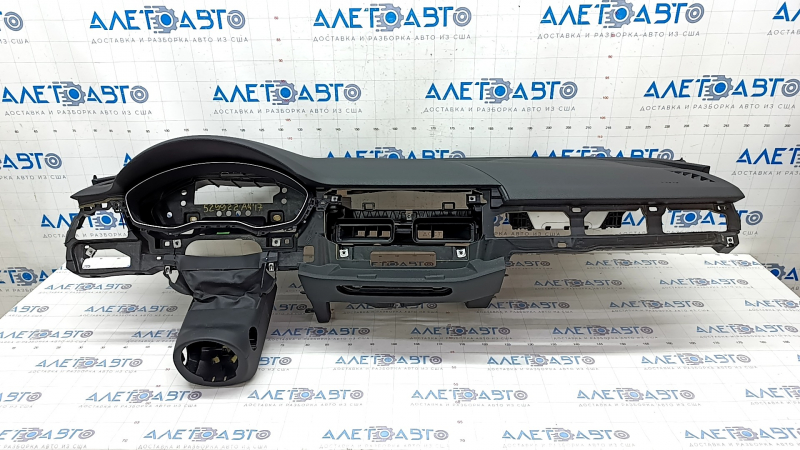 Torpedo front panel with AIRBAG Audi A4 B9 17- black, without projection, with tweeters