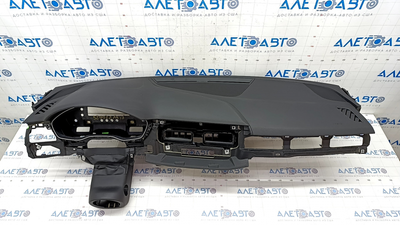 Torpedo front panel with AIRBAG Audi A4 B9 17- black, without projection, with tweeters