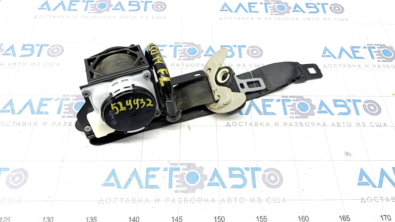 Driver's seat belt Infiniti Q50 14-17 black, dry cleanable