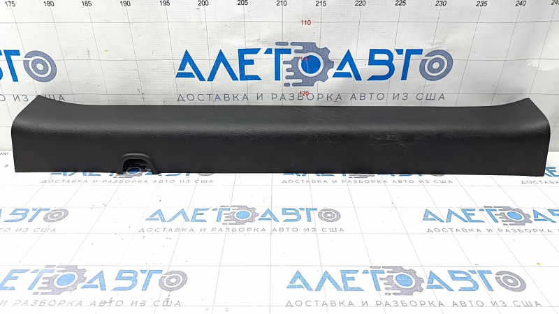 Door sill trim front left inner Infiniti Q50 14- black, scratches