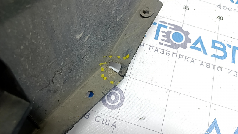 Rear bare bumper Chevrolet Malibu 19 - without parking sensors and park assist, no bumper fragment, broken fastener