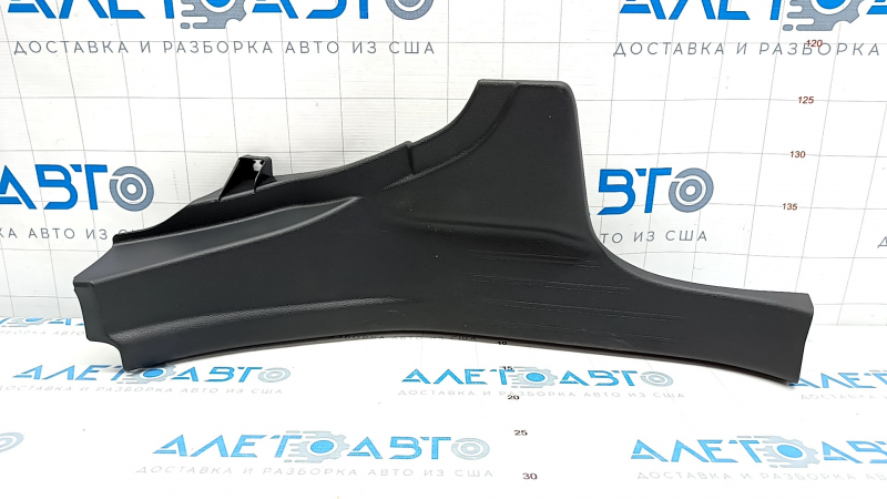 Door sill trim rear right Subaru Outback 15-19 black, worn