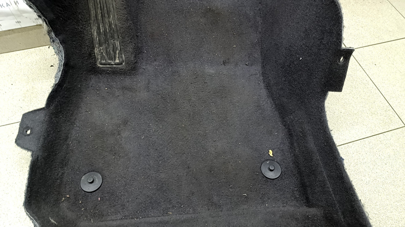 Floor covering front left Chevrolet Malibu 16-22 gray, for dry cleaning