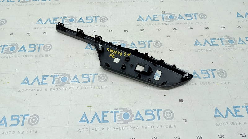 Front right window lift control trim Honda Civic X FC 16-21 4d black