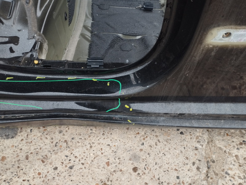 Body pillar central right Chevrolet Malibu 16- on the body, dented