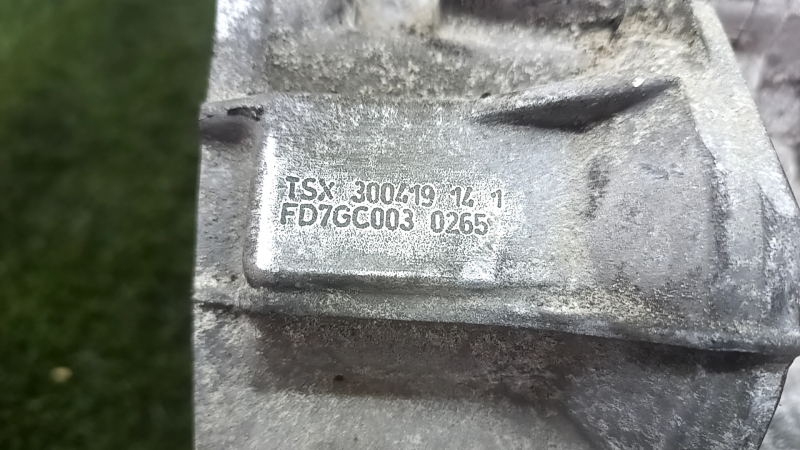 Automatic transmission assembly VW Jetta 19- TSX DSG 7 speed 57k housing cracked, for spare parts
