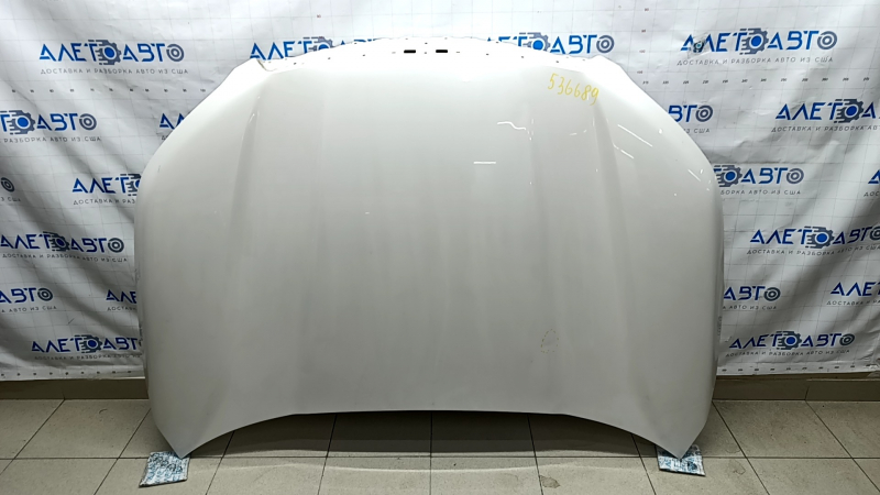 Hood bare Subaru Forester 19-SK aluminum, white K1X, dent
