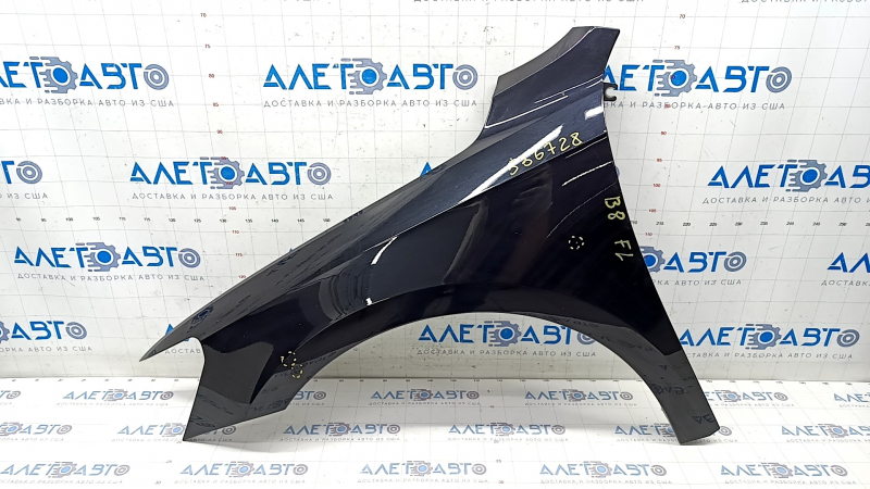 Front left wing VW Passat b8 16-19 USA - black LC9X, bumpers