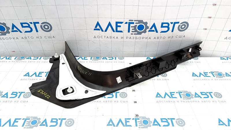 Door sill trim front left Chevrolet Equinox 10-17 black, worn