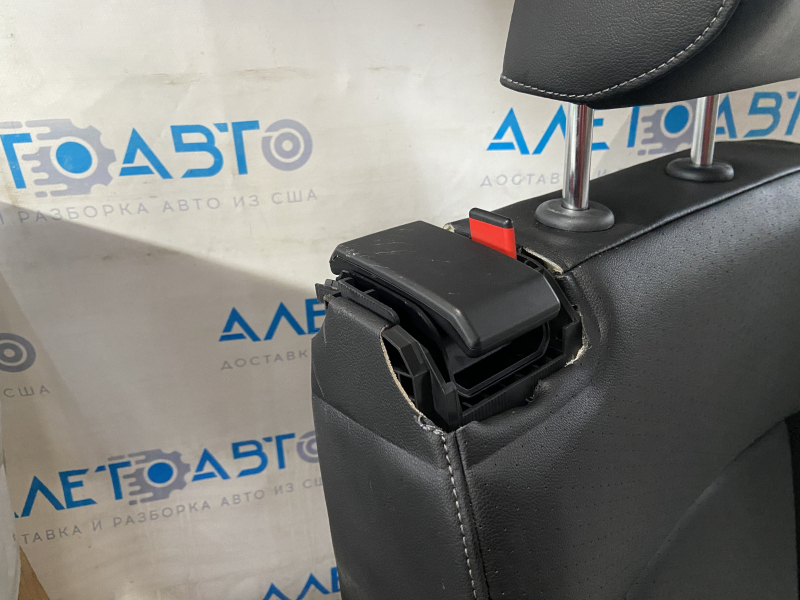 Rear row of seats 2nd row VW Atlas 18 - leather, black, crack, missing pad