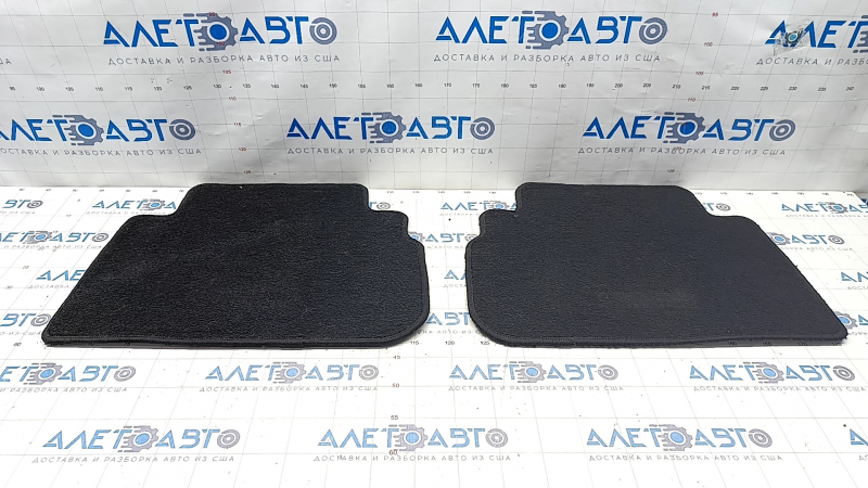 Set of floor mats for Subaru Forester 19- SK cloth black, for dry cleaning