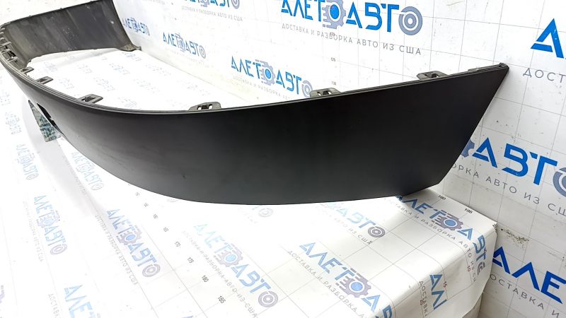 Rear bumper lip BMW X3 F25 11-17 without parking sensors, structure, dented