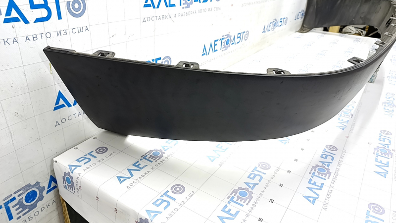 Rear bumper lip BMW X3 F25 11-17 without parking sensors, structure, dented