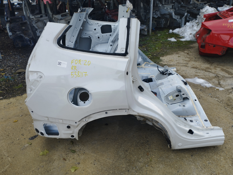 Quarter wing rear right Subaru Forester 19- SK, white, on the body