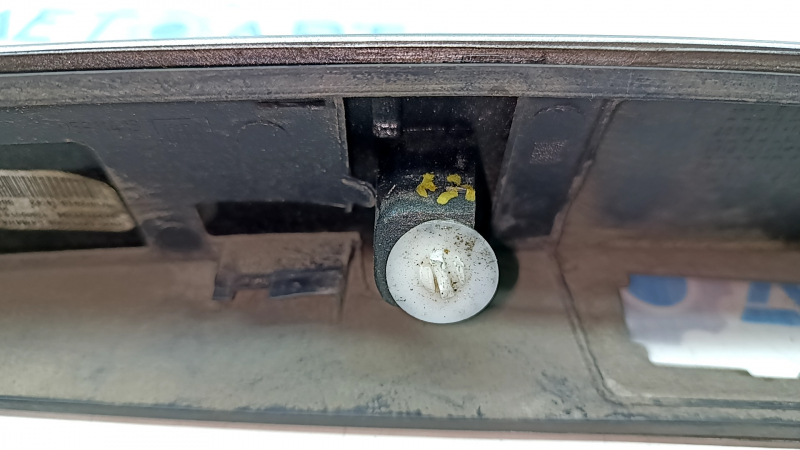Chevrolet Trax 17-22 trunk door trim with emblem, under camera, cracks in fasteners