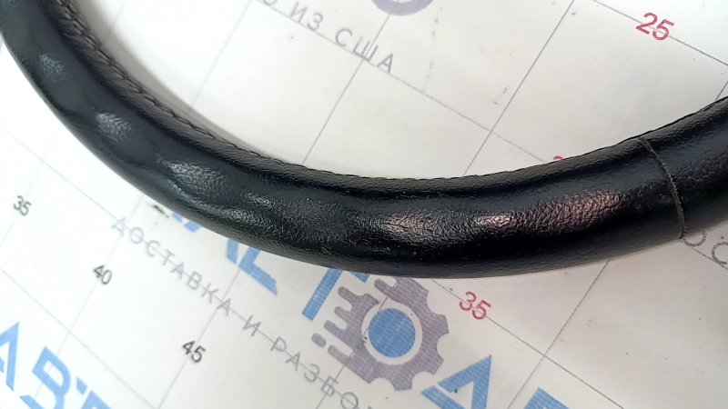 Bare steering wheel BMW X3 F25 11-17 leather black, scratches, tears