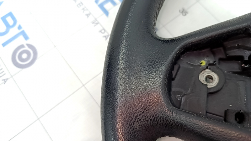 Bare steering wheel BMW X3 F25 11-17 leather black, scratches, tears