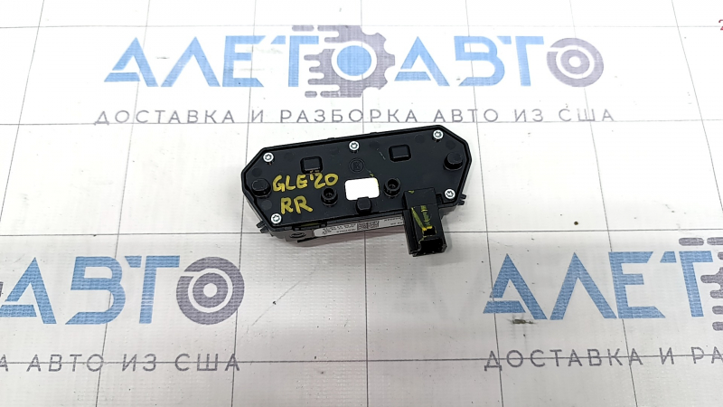 Seat heating button rear right Mercedes W167 GLE 350 450 20-23 chrome