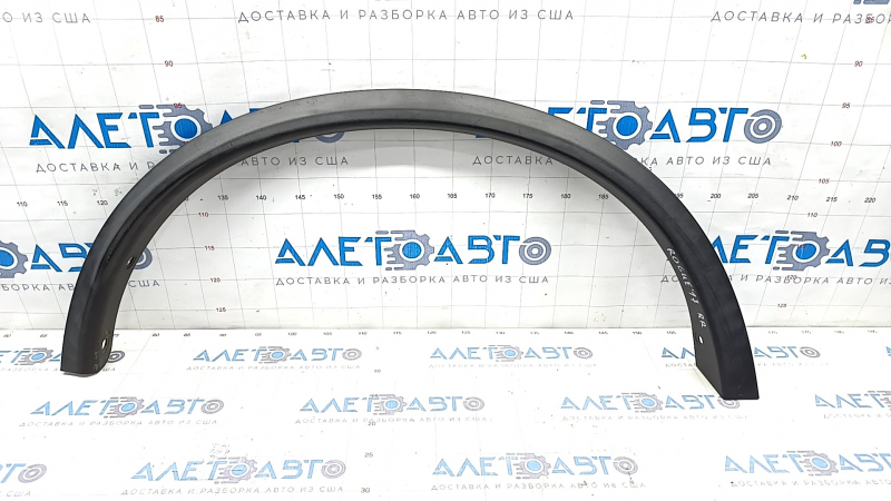 Rear right wing arch trim Nissan Rogue 14-20 scratches, broken fastening