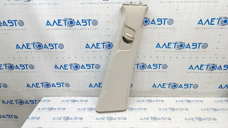 Upper center pillar trim belt right Mercedes W167 GLE 350 450 20-23 beige, cleaned up, torn