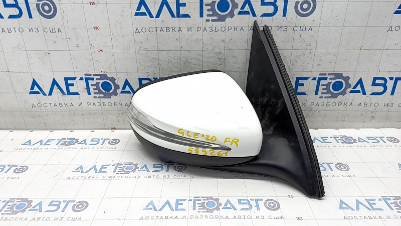 Side mirror right Mercedes W167 GLE 350 450 20-23 8+8+4 turn signal, heated, backlight, BSM, camera, white, no mirror element