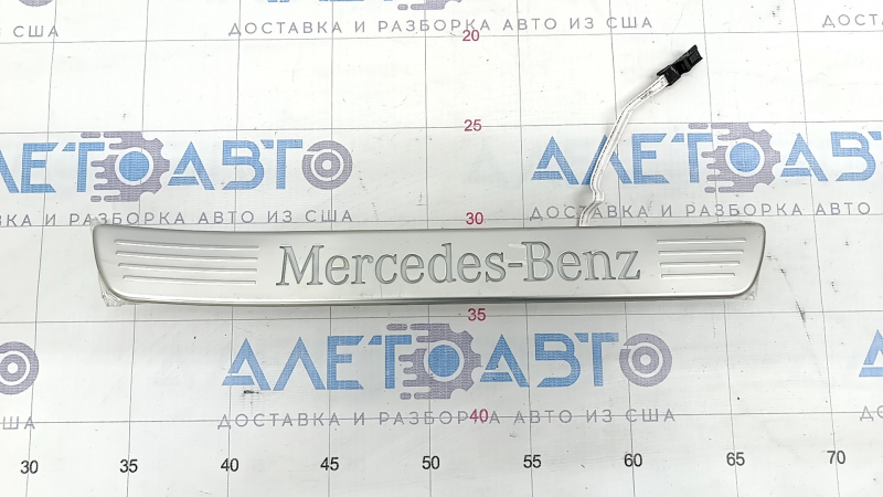 Door sill trim outer rear right Mercedes W167 GLE 350 450 20-23 chrome with backlight