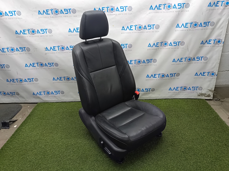 Passenger seat Toyota Avalon 13-18 with airbag, electric, heated, leather black