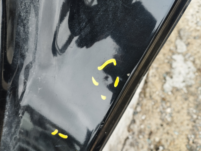 Quarter wing rear left Infiniti QX30 17- black, on the body, bumps, dented