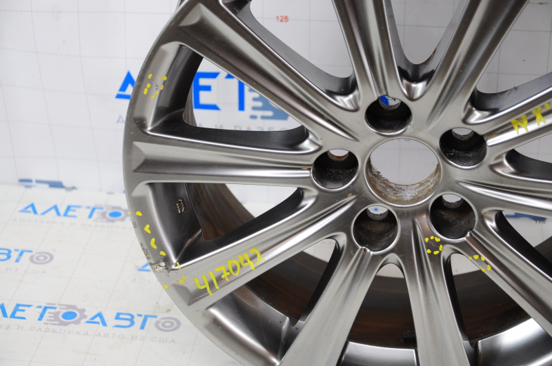 Wheel disk R17 Lexus NX200t NX300 NX300h 15-21 light curb