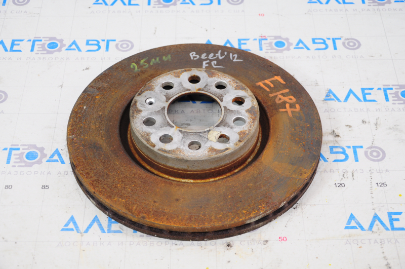 Front right brake disc VW Beetle 12-17 2.0T 312/25mm for red caliper