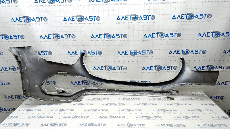 Front bare bumper Mercedes W167 GLE 350 450 20-23 missing fragment, dented, broken fasteners