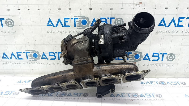Turbocharger complete with manifold Mercedes W167 GLE 450 20-23 3.0h 10k burnt, for spare parts
