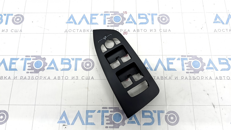Front left window lift control trim Volvo XC90 16-22 black for auto-folding mirrors