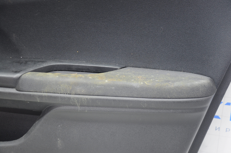 Door trim card front right Honda Insight 19-22 black, armrest and overlay cloth, scratches on overlay for dry cleaning
