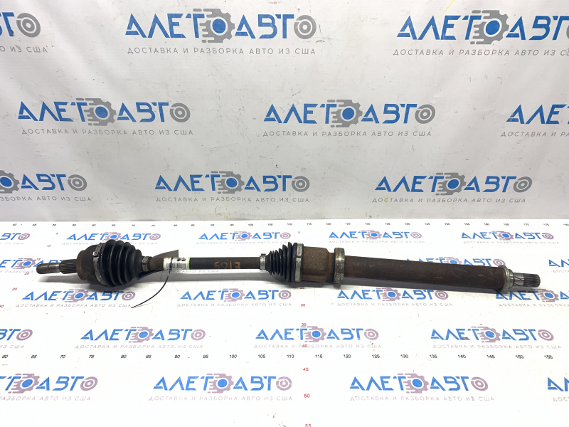 Drive axle shaft front right Ford Focus mk3 11-18 2.0 automatic transmission without bracket, broken silent block