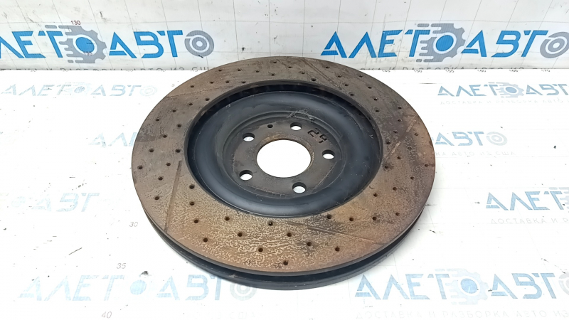 Rear right brake disc Audi Q7 16-350/28 mm, perforated