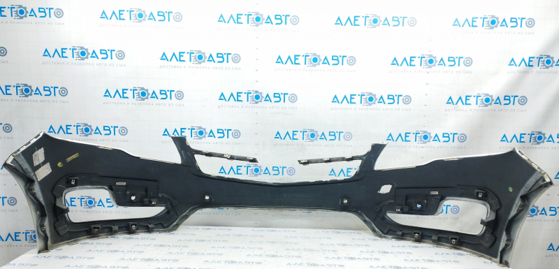 Front bare bumper Chevrolet Volt 11-15 for parking sensors, white, broken mount, worn