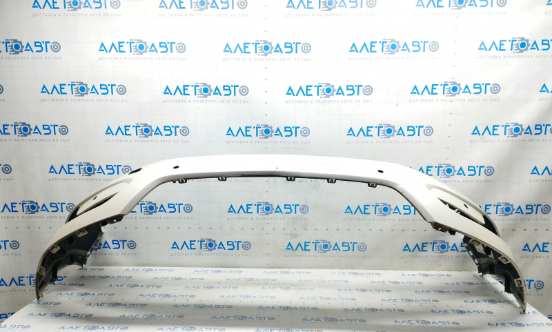 Front bare bumper Chevrolet Volt 11-15 for parking sensors, white, broken mount, worn