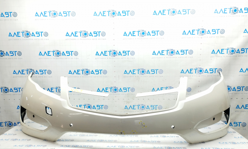 Front bare bumper Chevrolet Volt 11-15 for parking sensors, white, broken mount, worn
