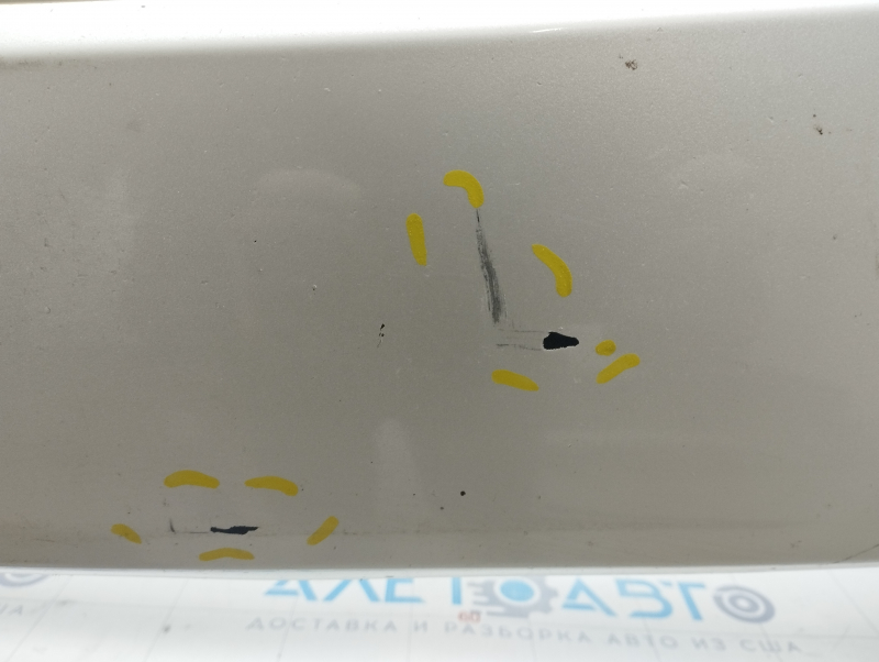 Front bare bumper Chevrolet Volt 11-15 for parking sensors, white, broken mount, worn