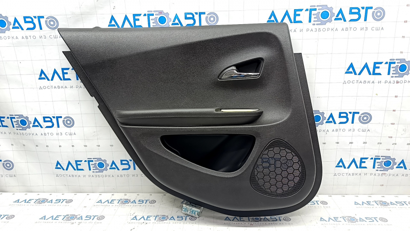 Door trim card rear left Chevrolet Volt 11-15 black, armrest rubber black