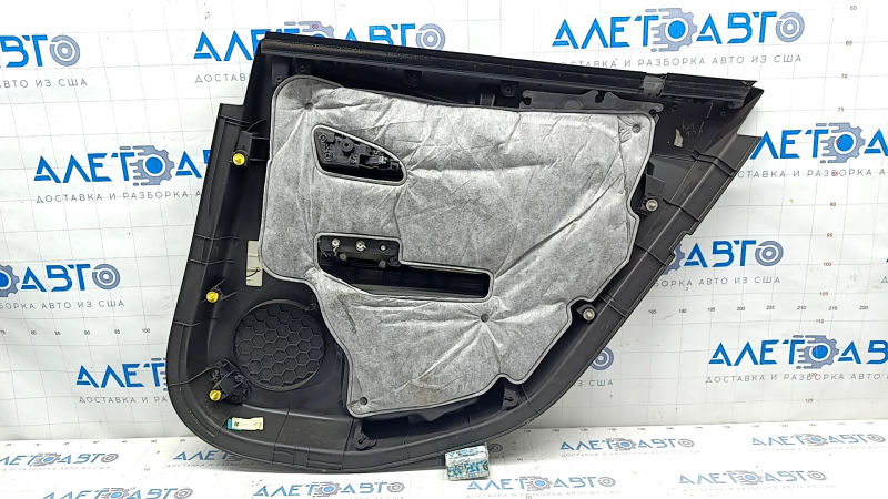 Door trim card rear left Chevrolet Volt 11-15 black, armrest rubber black