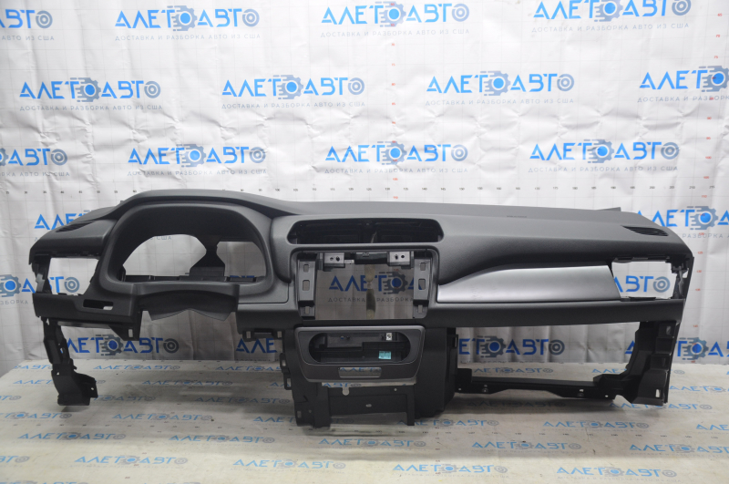 Torpedo front panel with AIRBAG Nissan Leaf 18-19 black worn overlay
